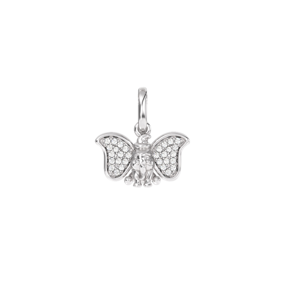 Dumbo Sterling Silver with 1 12 CT.TW. Diamonds Charm For Sale