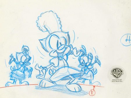 Animaniacs Original Production Drawing:  Dot Online