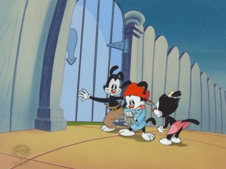 Animaniacs Original Production Cel: Yakko, Wakko and Dot on Sale