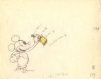 Society Dog Show Original Production Drawing: Mickey with Brush Online