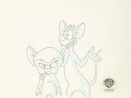 Pinky and Brain Original Production Drawing: Pinky And Brain Supply