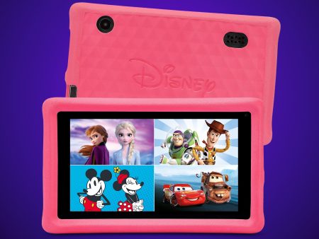 7  Kids Tablet Disney - Multi Property - Pink Fashion