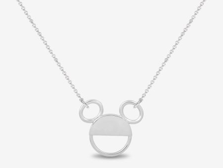 Mickey Customizable Charm Necklace in Sterling Silver Discount