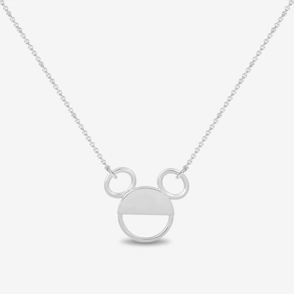 Mickey Customizable Charm Necklace in Sterling Silver Discount