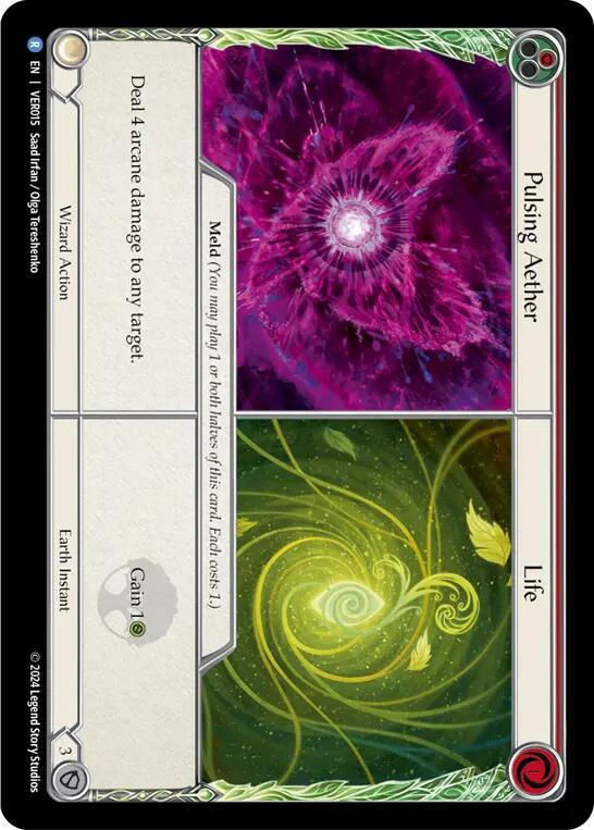 Pulsing Aether   Life [VER015] (Rosetta Verdance Blitz Deck) Supply