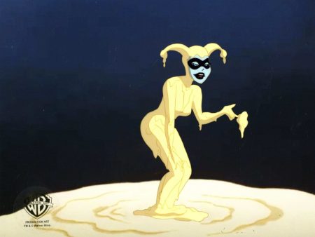 The New Batman Adventures Original Production Cel with Matching Drawing: Harley Quinn Cheap