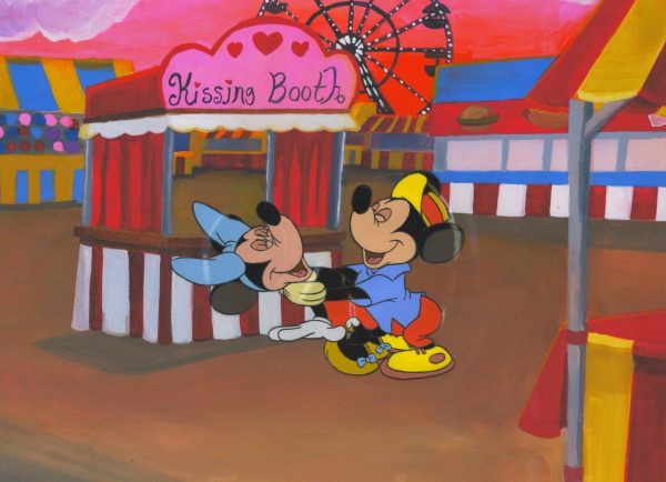 Wonderful World of Color Original Production Cel: Mickey and Minnie Mouse Online Hot Sale