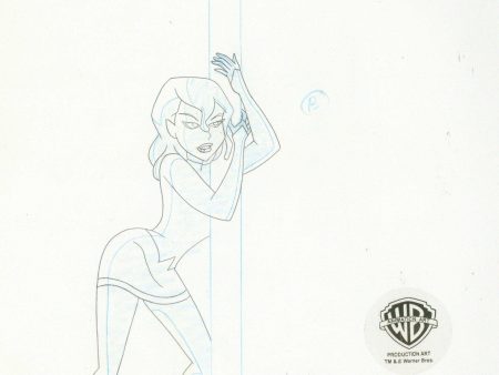 Batman Beyond Original Production Drawing: Melanie Walker (Ten) For Sale