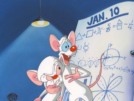 Pinky And The Brain Original Production Cel: Pinky and Brain Fashion