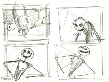 The Nightmare Before Christmas, Original Storyboard: Jack Skellington Online Hot Sale