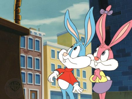 Tiny Toons Original Production Cel: Babs Bunny and Buster Bunny Discount