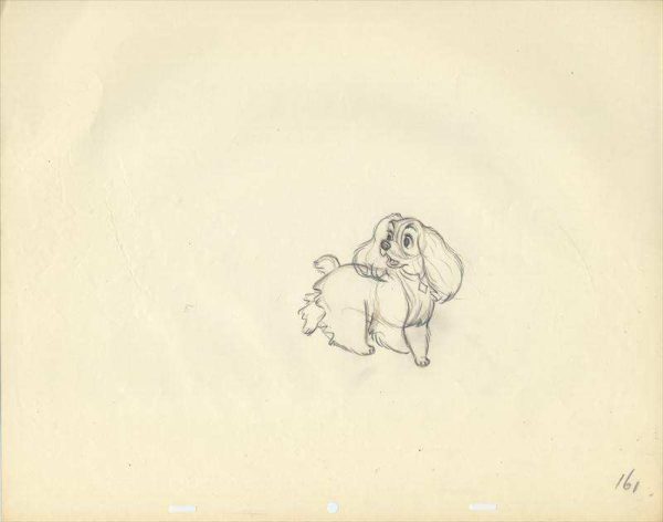 Lady and the Tramp Original Production Drawings For Discount