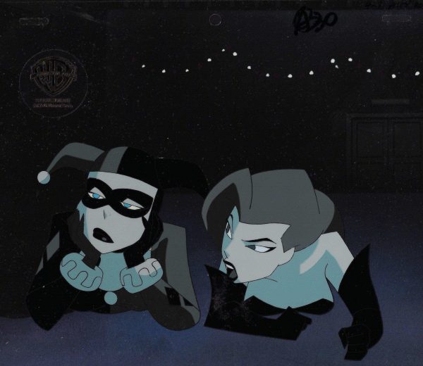 New Adventures Of Batman Production Cel: Harley Quinn And Poison Ivy Online