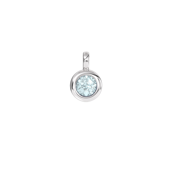 Aquamarine March Birthstone Charm Sale