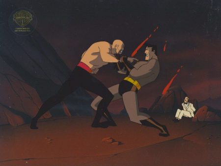 Batman The Animated Series Original Production Cel: Batman and Kyodai Ken Fashion