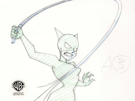 The New Batman Adventures Original Production Drawing: Catwoman Online now