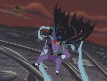 Batman Mask of Phantasm Original Production Cel: Batman and Joker Online Hot Sale