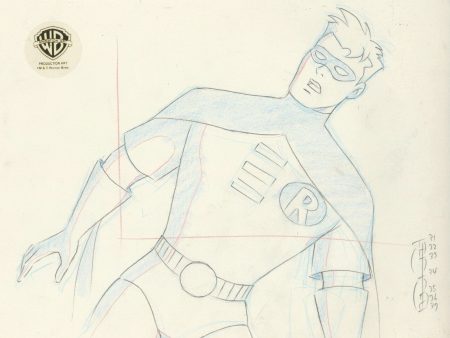 Batman The Animated Series Original Production Drawing: Robin Hot on Sale