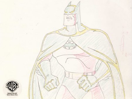 Batman The Animated Series Original Production Drawing: Batman Hot on Sale