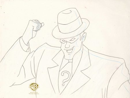 Batman The Animated Series Original Production Drawing: Riddler Online Sale