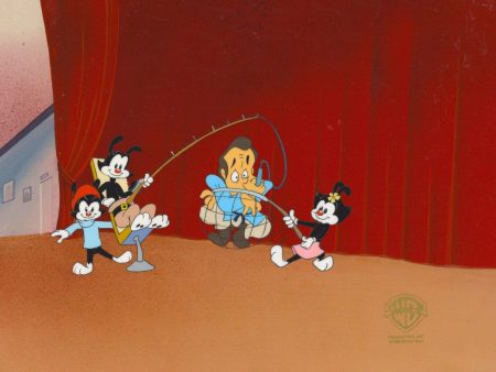 Animaniacs Original Production Cel: Yakko, Wakko and Dot For Cheap