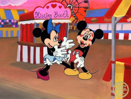 Mickey Mouse and Minnie Mouse Surprise Party Sericel For Sale