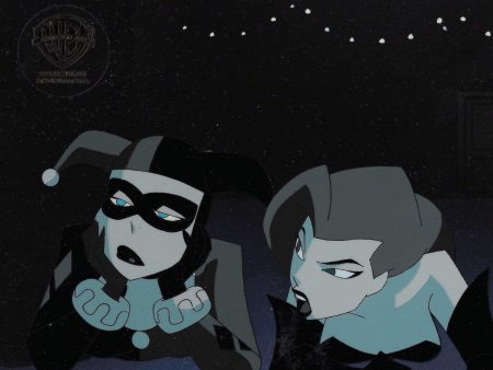 New Adventures Of Batman Production Cel: Harley Quinn And Poison Ivy Online