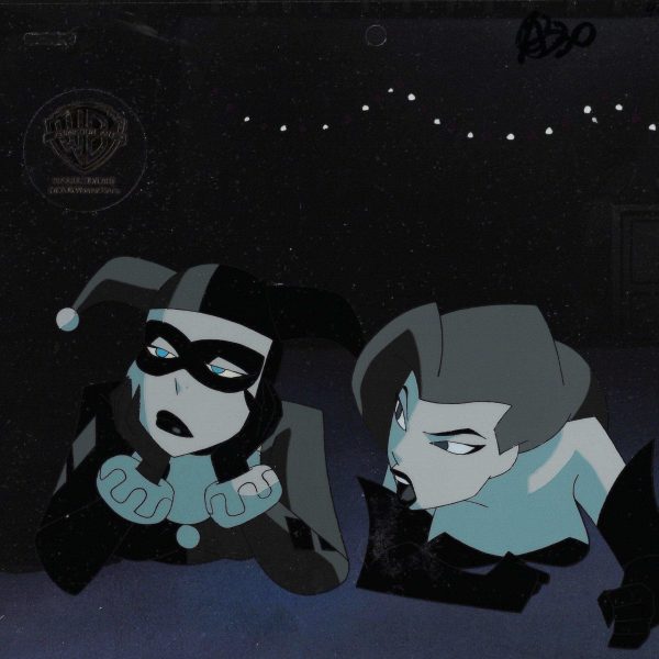 New Adventures Of Batman Production Cel: Harley Quinn And Poison Ivy Online