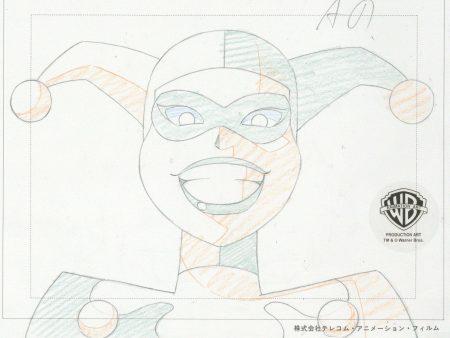 The New Batman Adventures Original Production Drawing:  Harley Quinn Sale