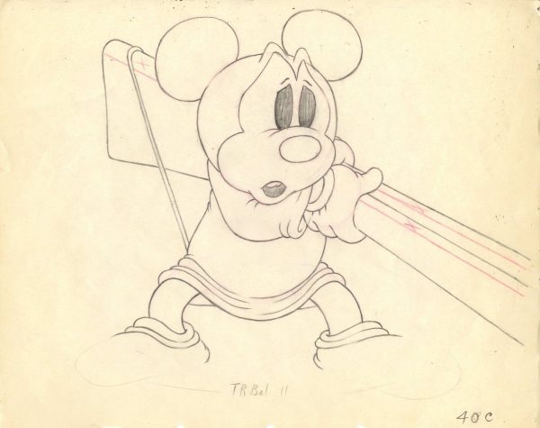 Mickey s Parrot Original Production Drawing: Mickey Mouse Sale