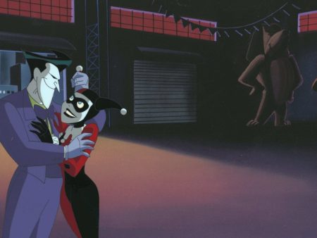 The New Batman Adventures Original Production Cel: Harley Quinn and Joker Discount