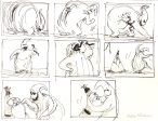 The Nightmare Before Christmas, Original Storyboard: Santa and Oogie Boogie on Sale