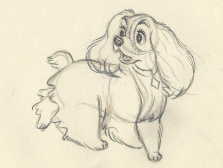 Lady and the Tramp Original Production Drawings For Discount