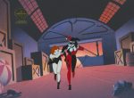 The New Batman Adventures Original Production Cel with Matching Drawing: Harley Quinn and Poison Ivy Sale