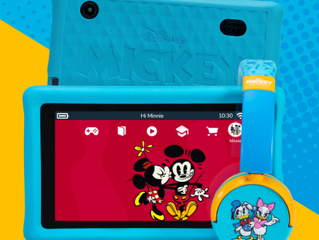 Disney s Mickey and Friends 7  Tablet & Headphone Bundle Online Sale