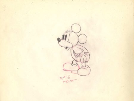 Society Dog Show Original Production Drawing: Mickey Online Hot Sale