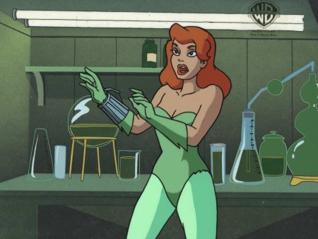 The New Batman Adventures Original Production Cel on Original Background: Poison Ivy Online now