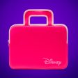 8  Carry Bag - Disney Multi Property - Pink Hot on Sale