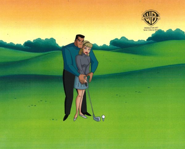 The New Batman Adventures Original Production Cel: Bruce Wayne For Sale