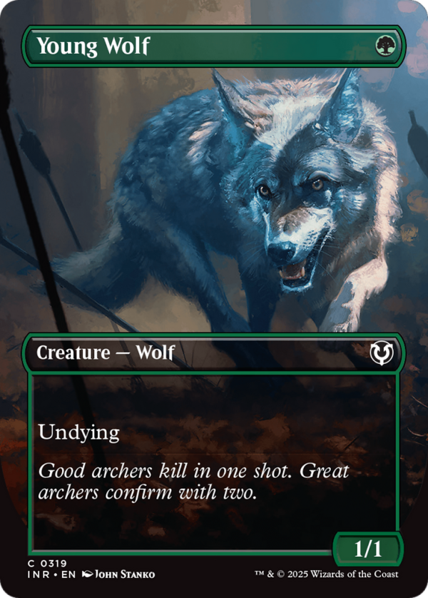 Young Wolf (Borderless) [Innistrad Remastered] Online Hot Sale