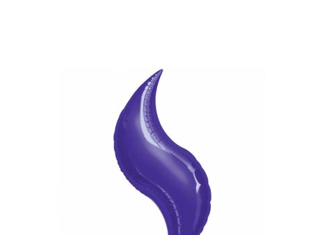 Purple Curve Mini Shape Balloon 19in For Cheap