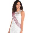 Bride To Be Deluxe Fabric Sash For Discount