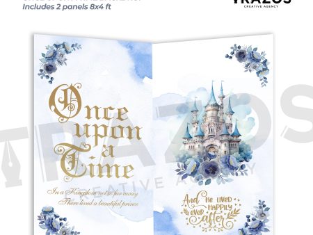 Once Upon a Time Backdrop Blue Sale