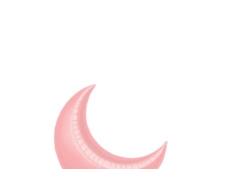 Pastel Pink Crescent Mini Shape Balloon 17in Online Hot Sale