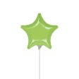 Lime Green Star Foil Balloon 9in Sale