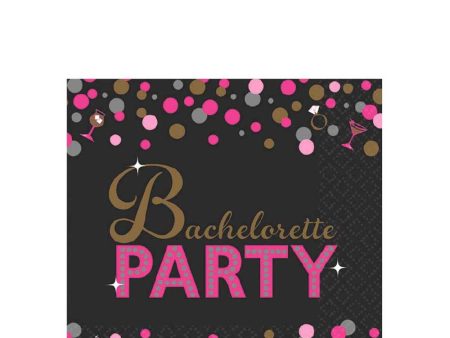 Bachelorette Night Beverage Tissues 16pcs Online now