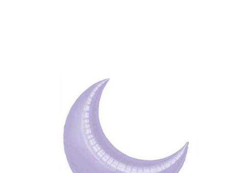 Lilac Crescent Mini Shape Balloon 17in Online Hot Sale