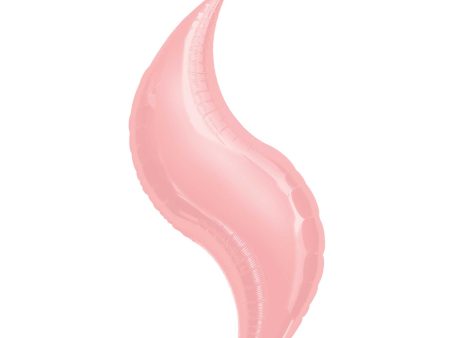 Pastel Pink Curve Super Shape Balloon 36in Online