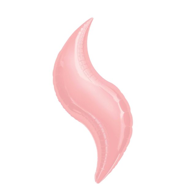 Pastel Pink Curve Super Shape Balloon 36in Online