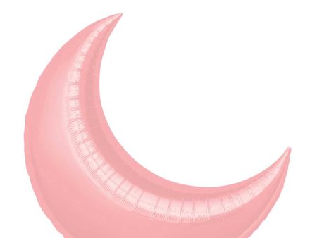 Pastel Pink Crescent Super Shape Balloon  26in Discount